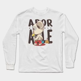 Cute Animal Character Long Sleeve T-Shirt